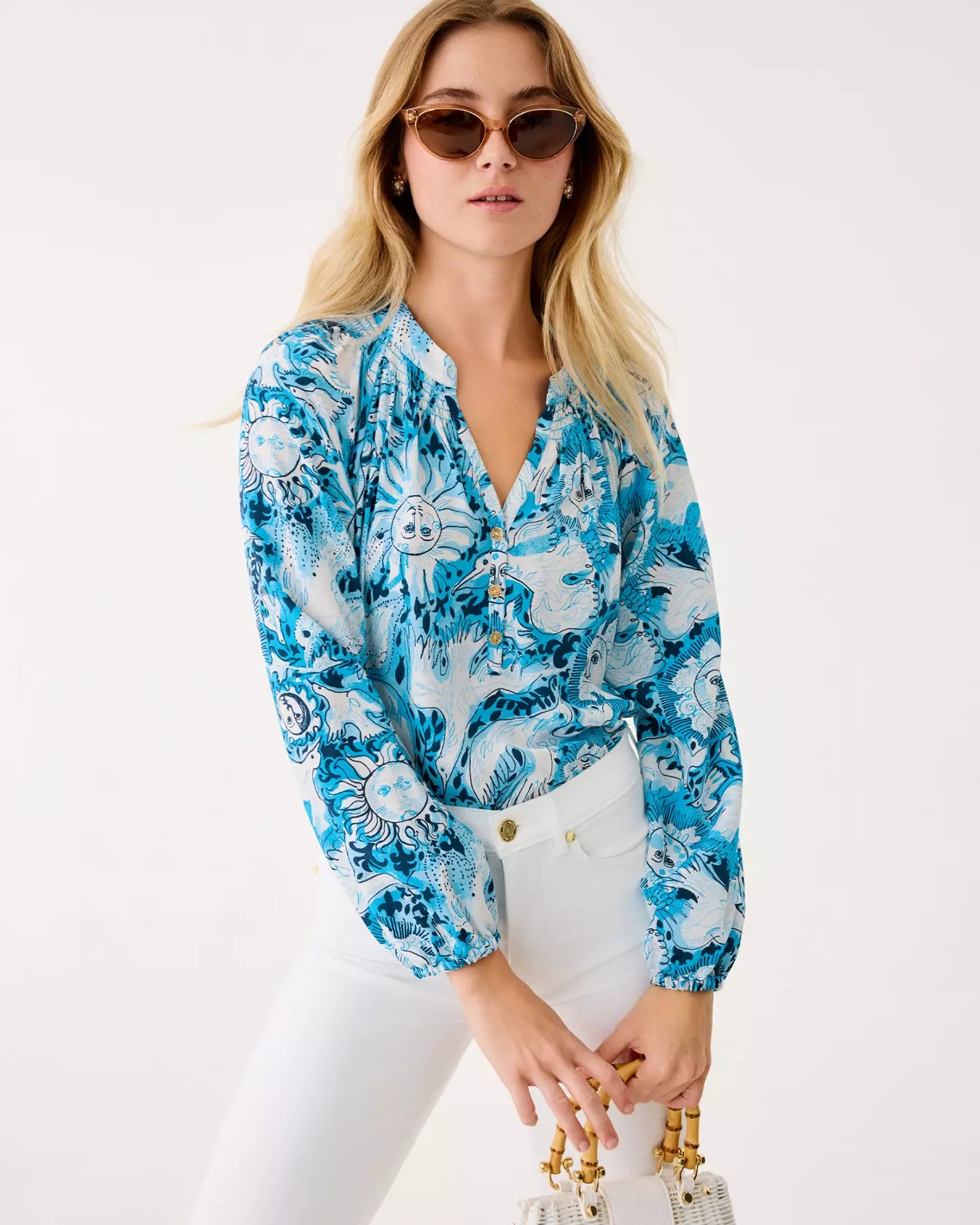 Elsa Top – Peppermint Palm Lou