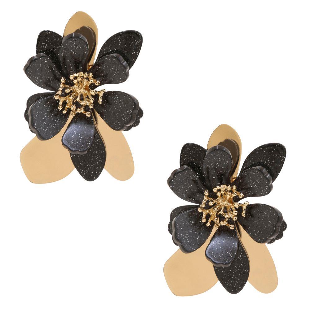 Acetate Flower Earring