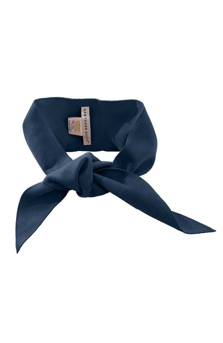 Suede Tie Belt - Navy