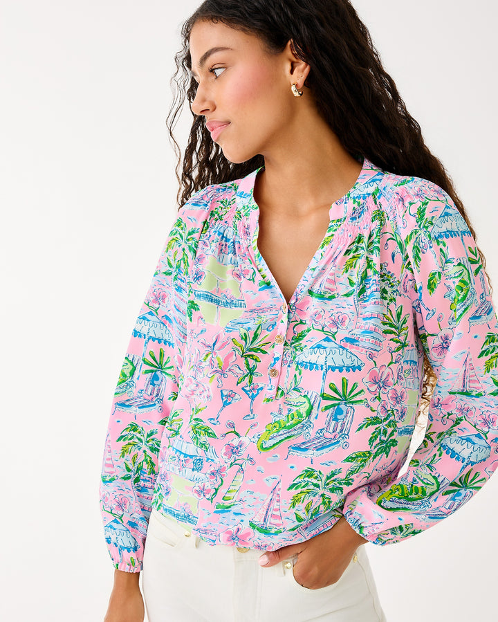 Elsa Top - Conch Shell Pink Sunny Dee