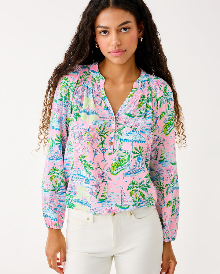 Elsa Top - Conch Shell Pink Sunny Dee