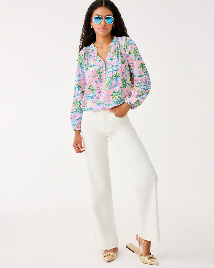 Elsa Top - Conch Shell Pink Sunny Dee