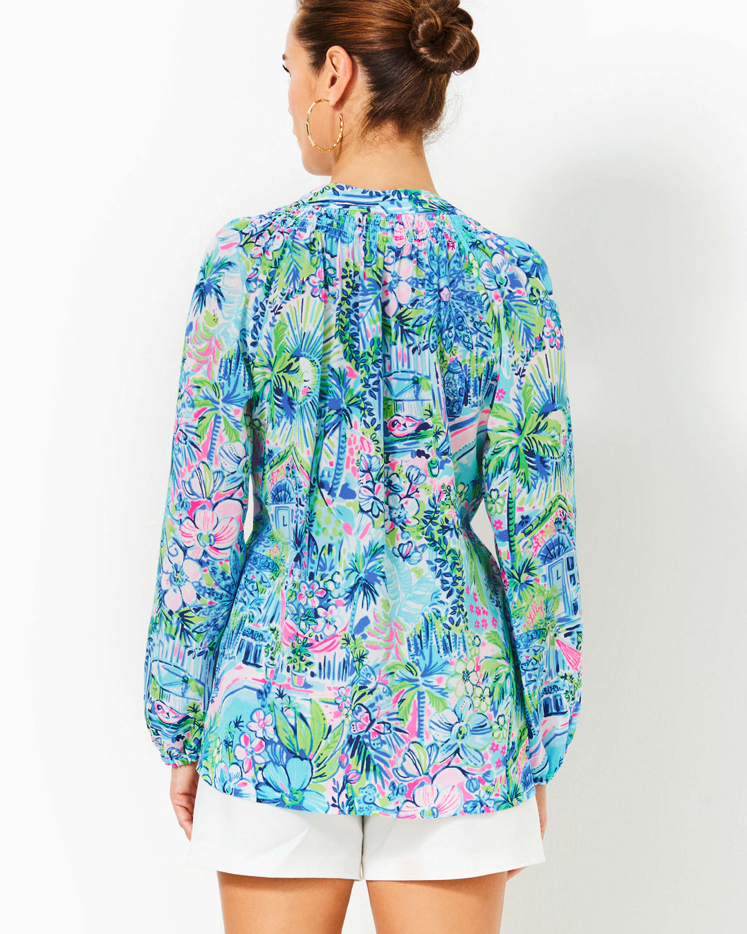 Elsa Silk Top - Multi Lillys House Anniversary