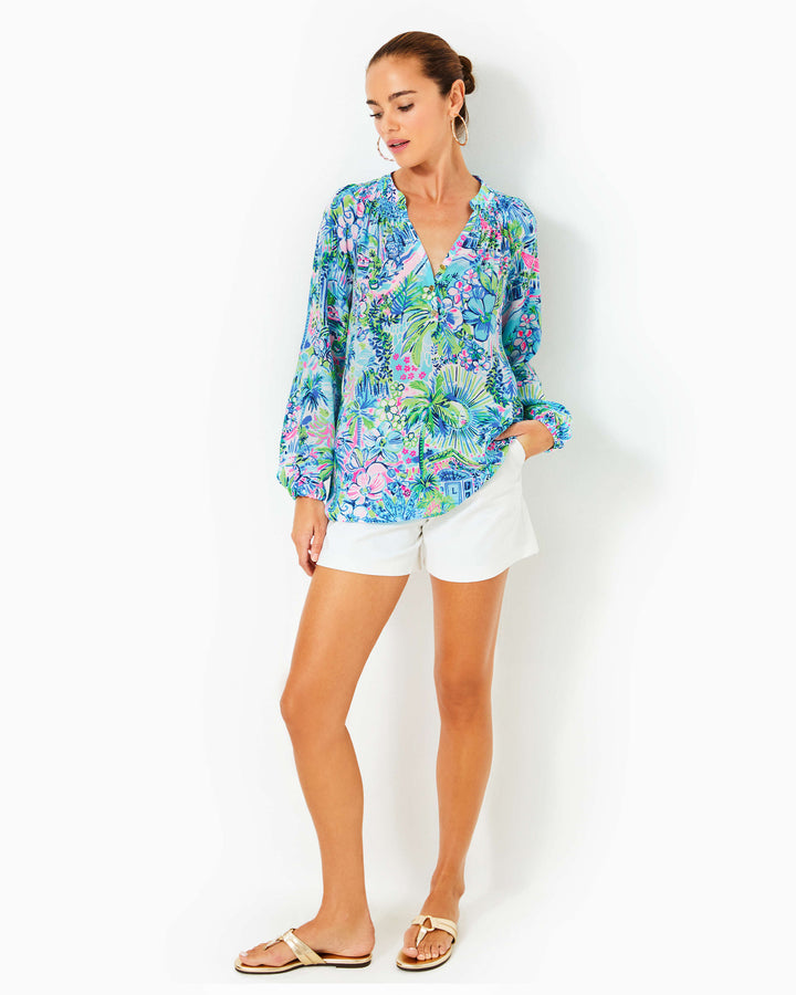 Elsa Silk Top - Multi Lillys House Anniversary