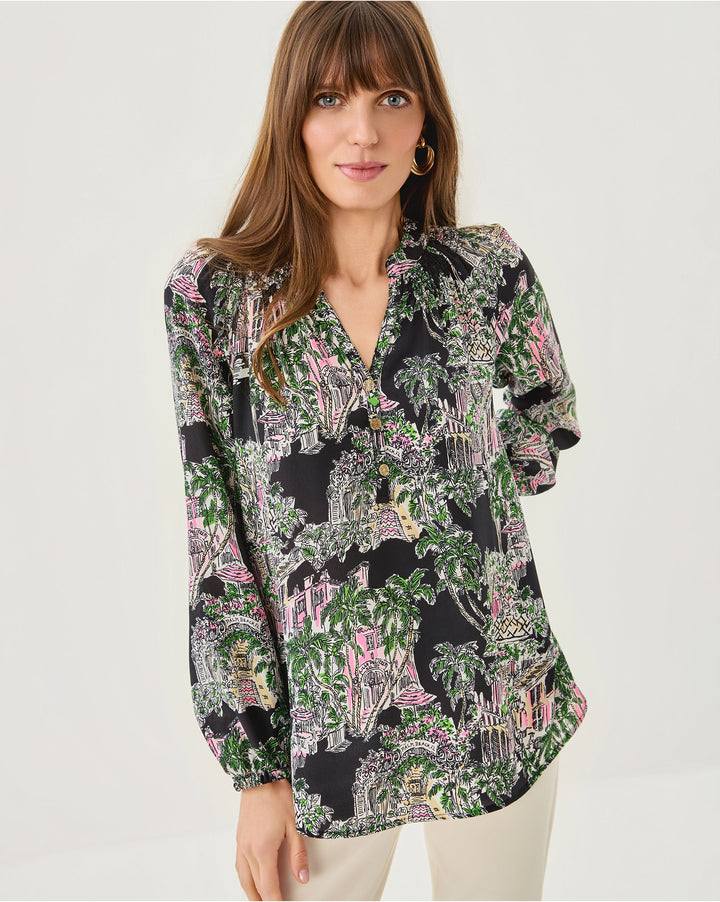 Elsa Top - Onyx Pb Anniversary Toile