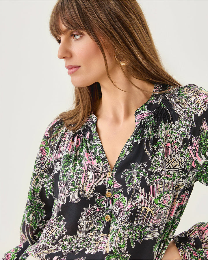 Elsa Top - Onyx Pb Anniversary Toile