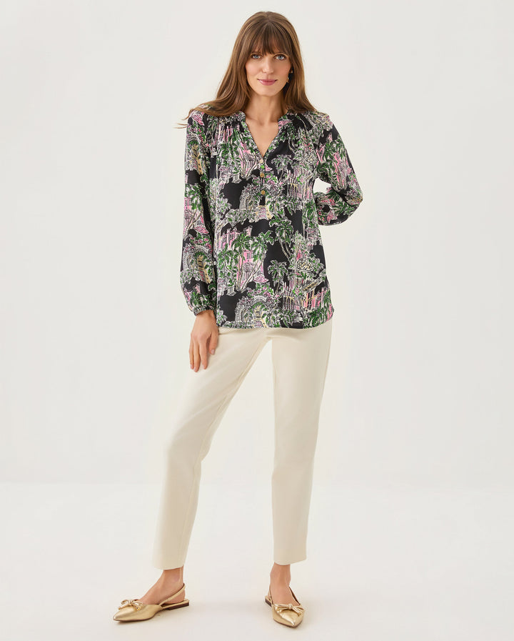 Elsa Top - Onyx Pb Anniversary Toile