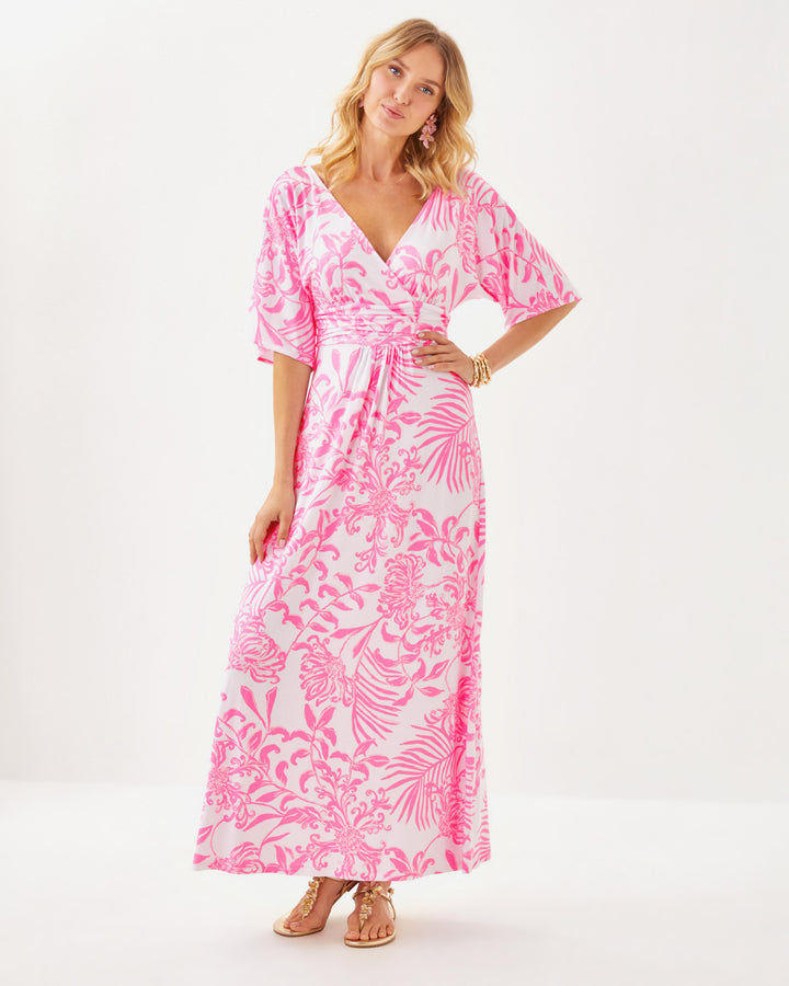 Parigi Maxi Dress - Rosseau Pink Glisten Sun