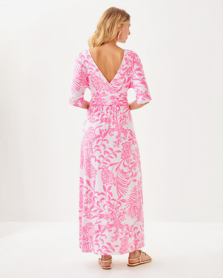 Parigi Maxi Dress - Rosseau Pink Glisten Sun