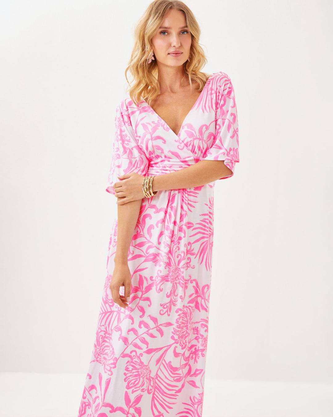 Parigi Maxi Dress - Rosseau Pink Glisten Sun