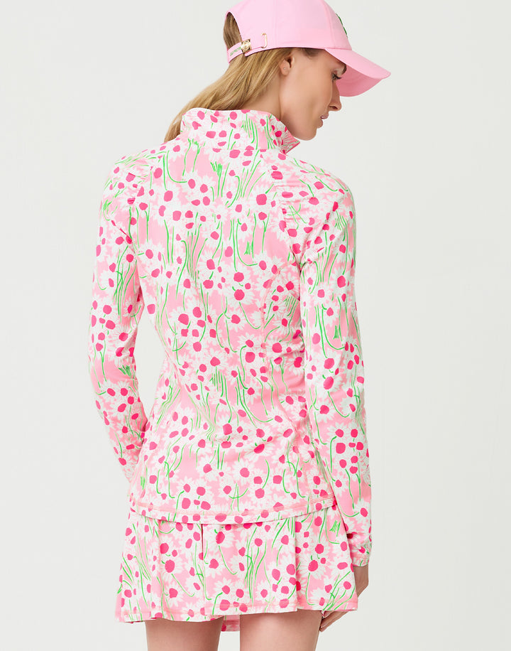 Justine Upf 50+ Half Zip - Conch Shell Pink Lil Sunny