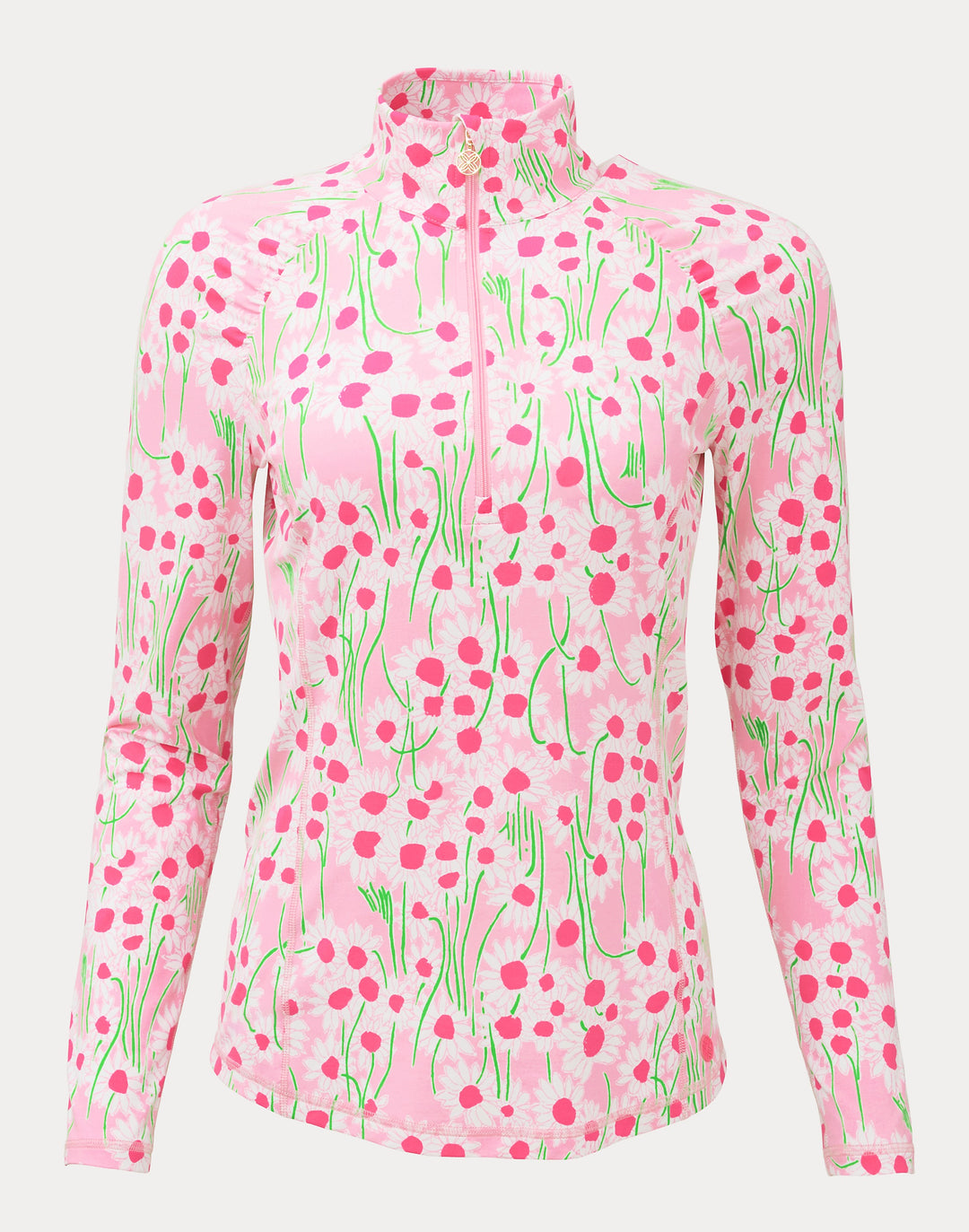 Justine Upf 50+ Half Zip - Conch Shell Pink Lil Sunny