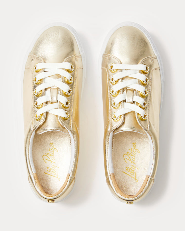 Lux Hallie Sneaker - Gold Metallic