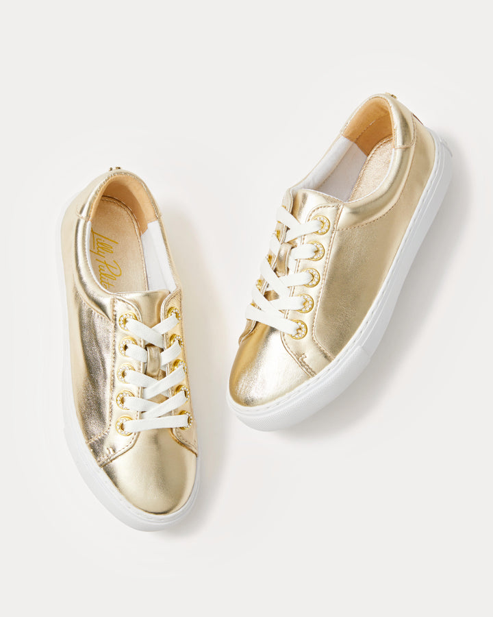Lux Hallie Sneaker - Gold Metallic