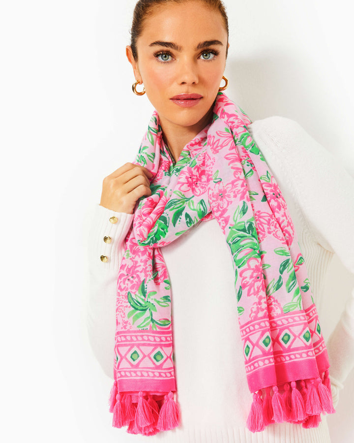 Resort Engineered Scarf - Conch Shell Pink Koala La La