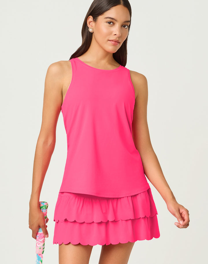 Miesha Upf 50+ Scallop Skort - Lipstick Pink