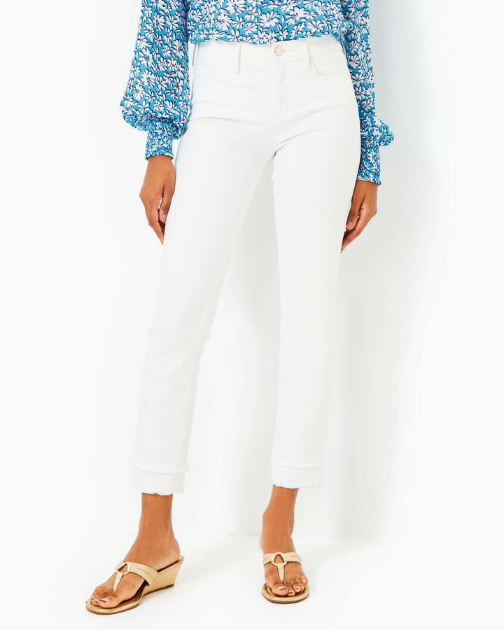 South Ocean High Rise Skinny Jean - Resort White