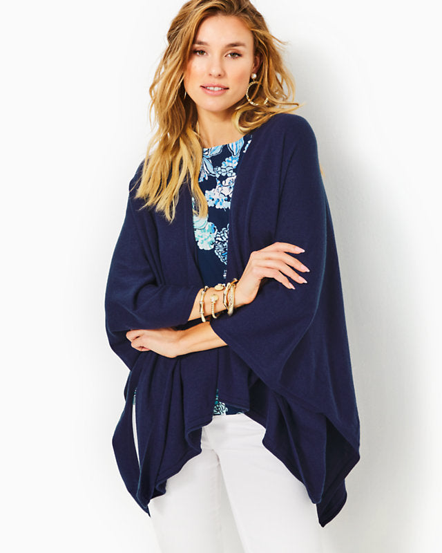 Terri Sweater Wrap - True navy