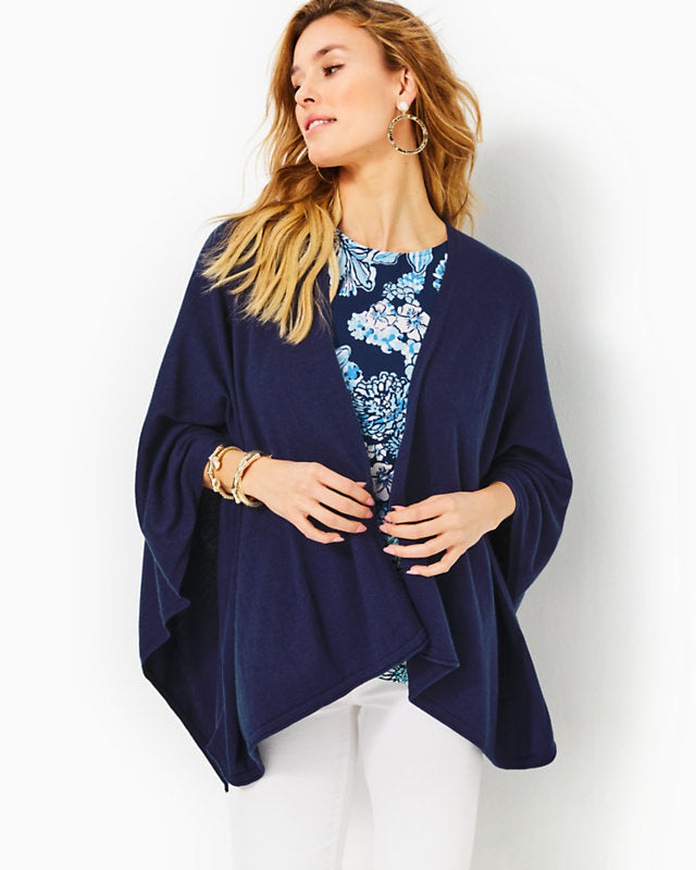 Terri Sweater Wrap - True navy