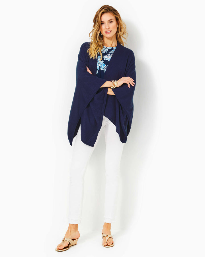 Terri Sweater Wrap - True navy