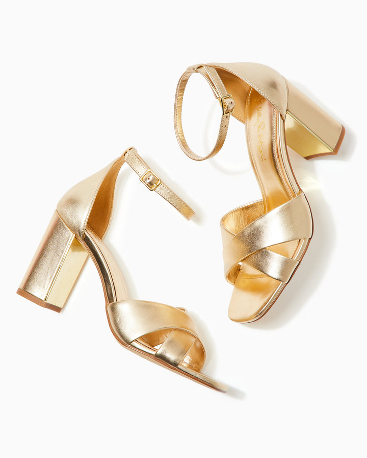 Kendall Sandal - Gold Metallic