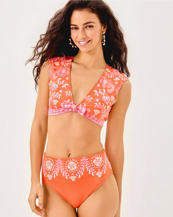 Meechi Top - Papaya Breezy Palm