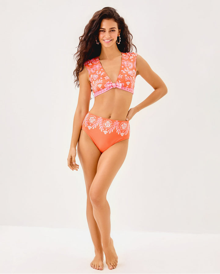 Meechi Top - Papaya Breezy Palm