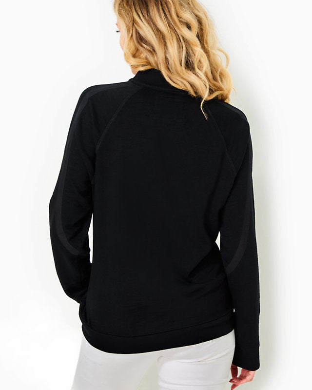 Luxletic Ashlee Half-Zip Pullover - Noir