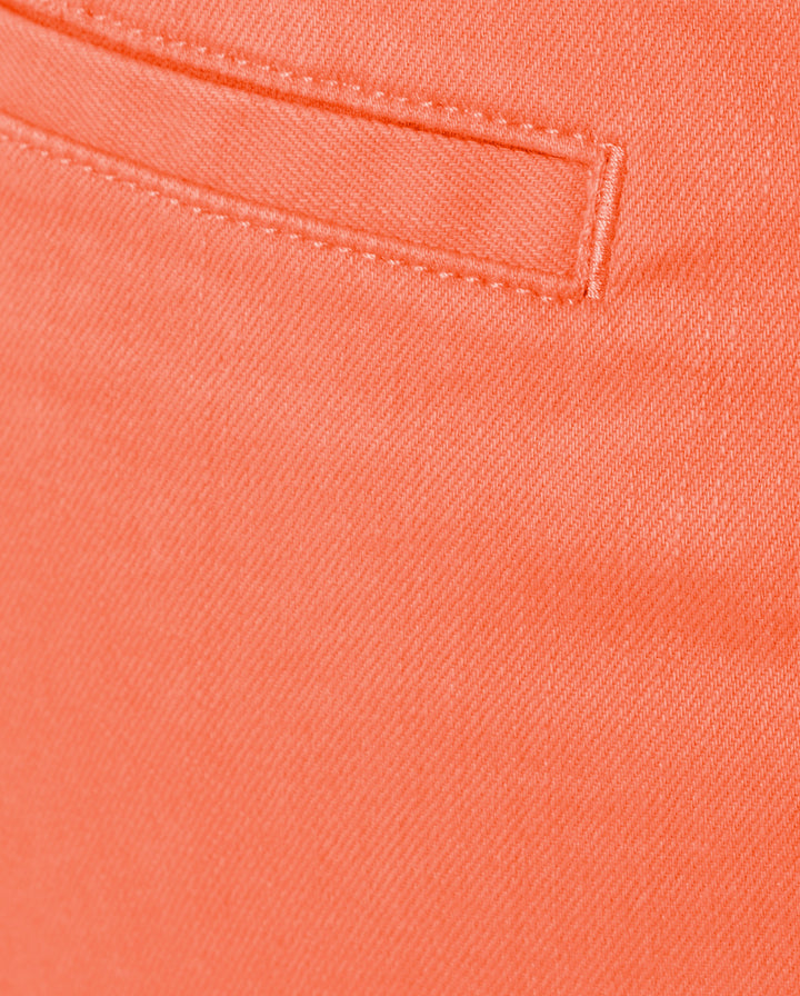 Colette Denim Skort - Sunset Orange