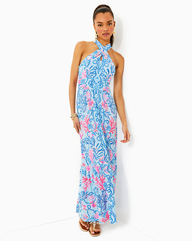 Montecito Halter Maxi Dress