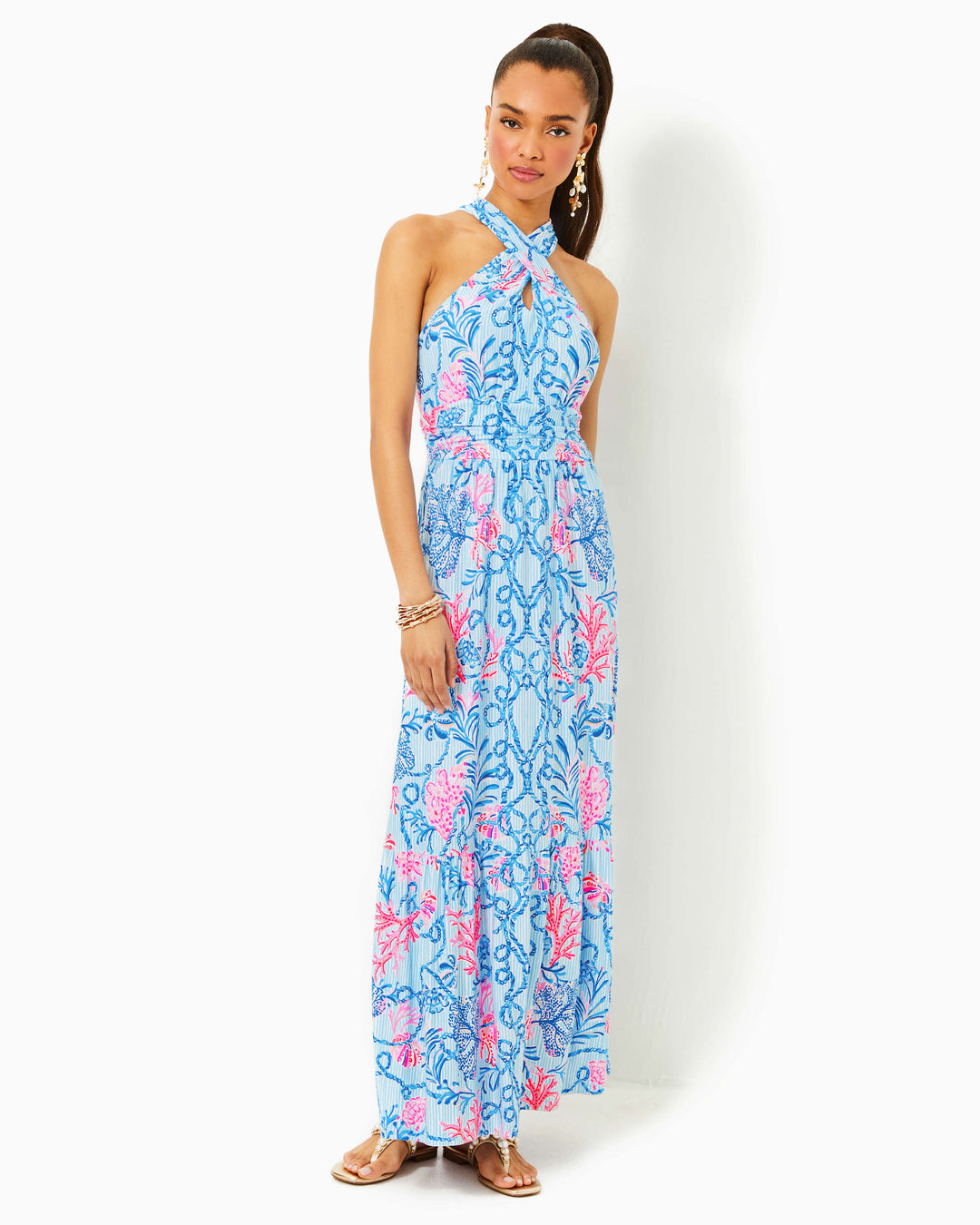 Montecito Halter Maxi Dress