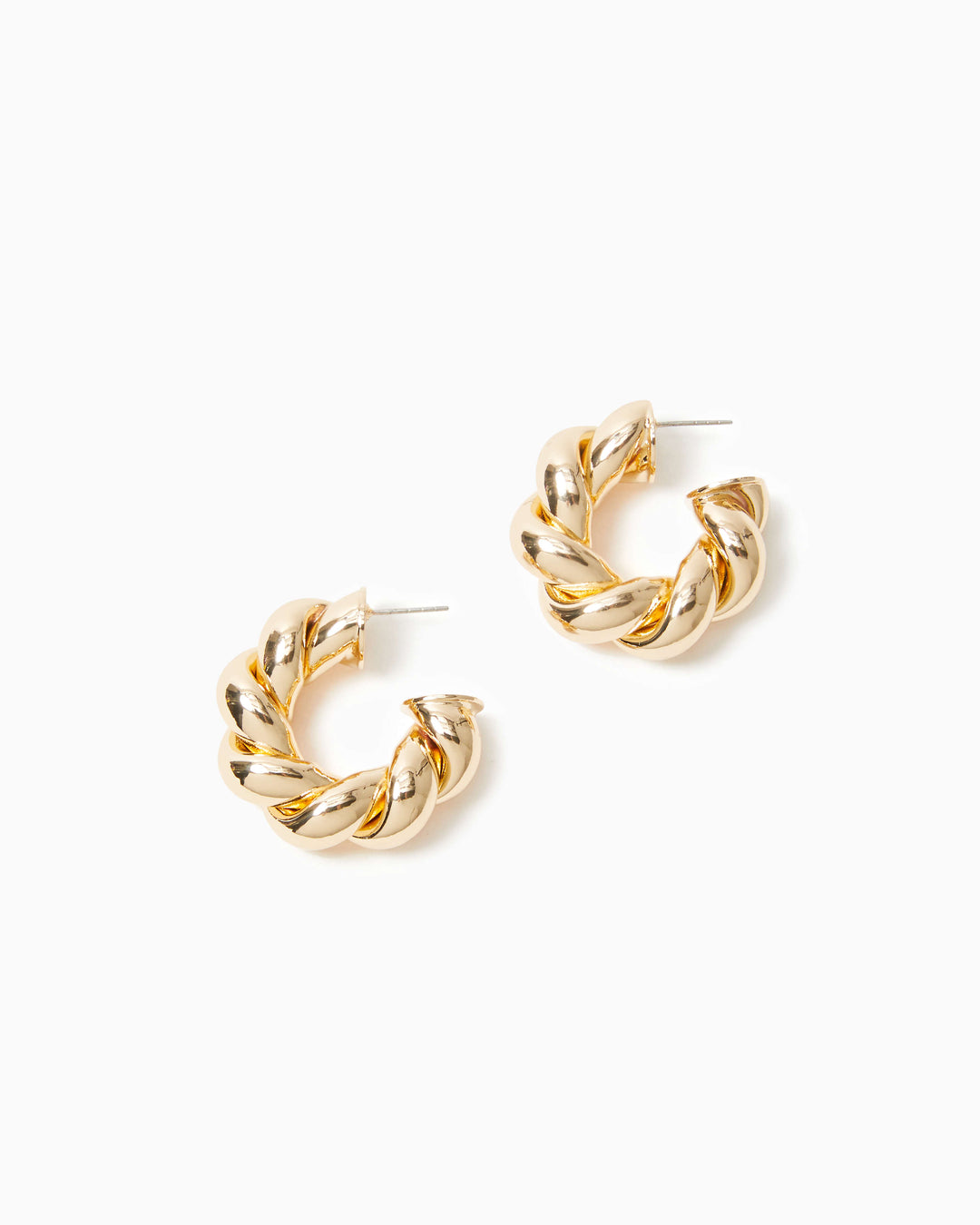 Island Escape Earrings - Gold Metallic