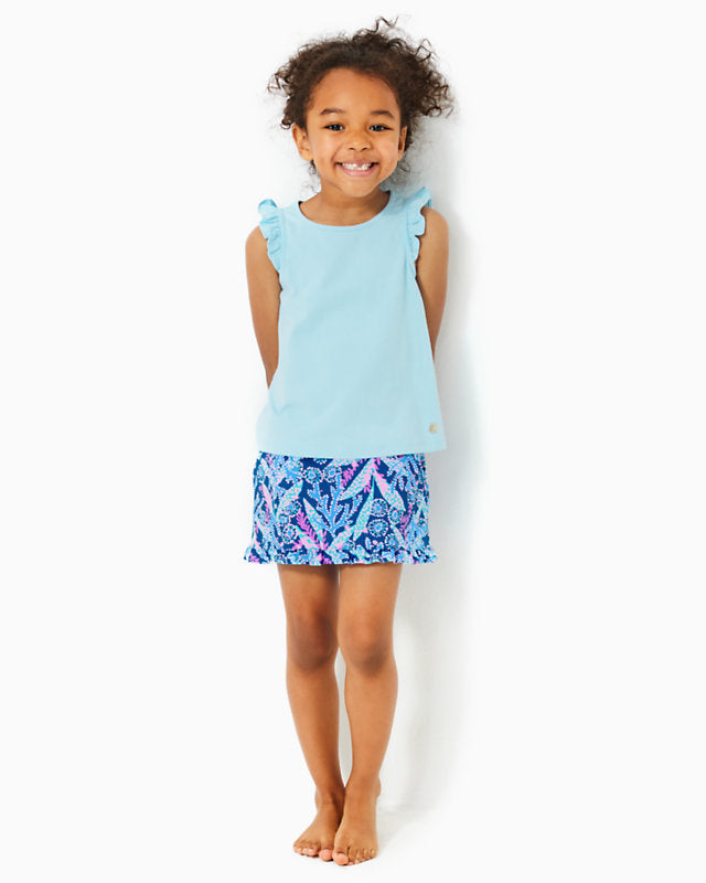 Mini Anika Skort Upf 50+ - Barton Blue