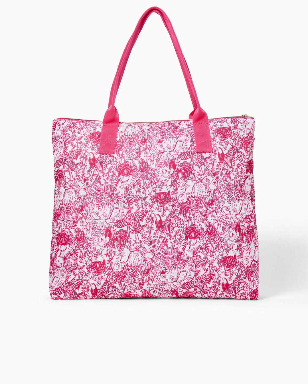 Piper Packable Tote - Raspberry Rouge Animal Magnetism