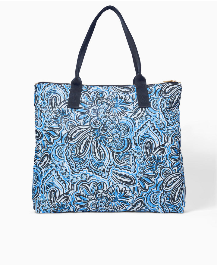 Piper Packable Tote - Resort White Give it a Whirl