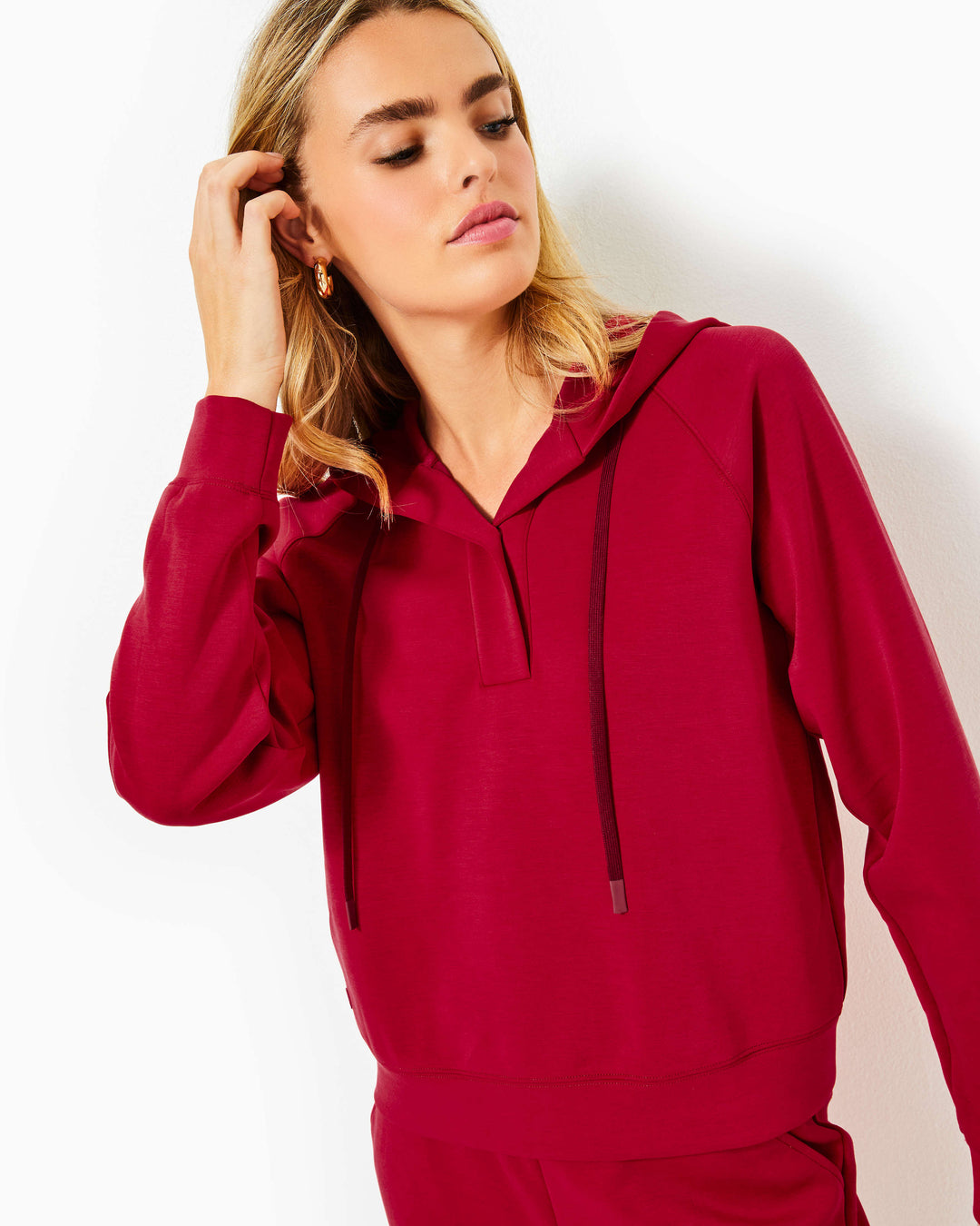 UPF 50+ Kendy Pullover - Malbec Red