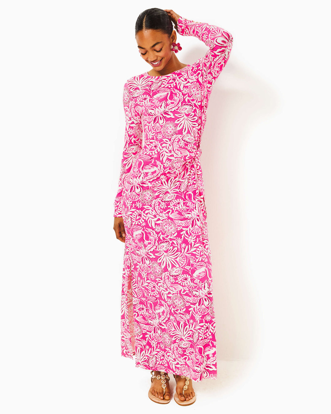 Bryson Maxi Dress - Passion Fruit Pink