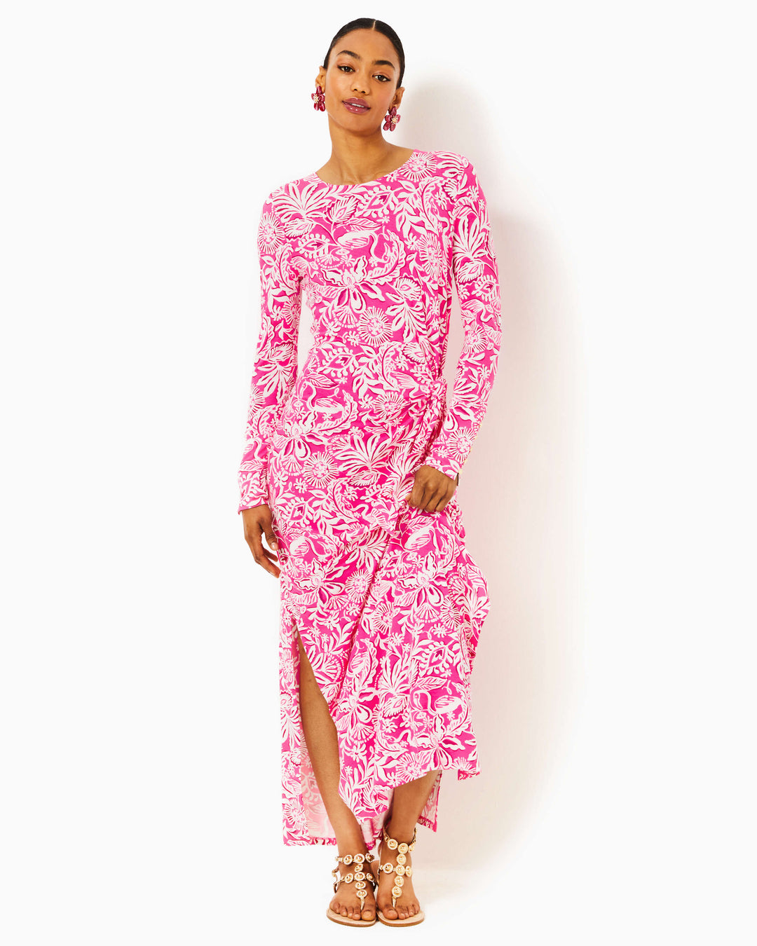 Bryson Maxi Dress - Passion Fruit Pink