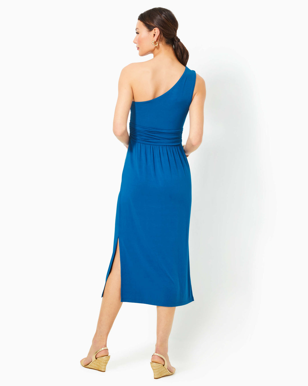 Helina One Shoulder Midi Dress