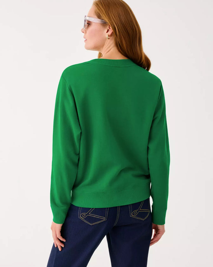 Ballad Long Sleeve Sweatshirt - Multi Deck The Palms Embroidery