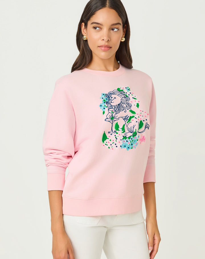 Ballad Long Sleeve Sweats - Multi Lydia Lion