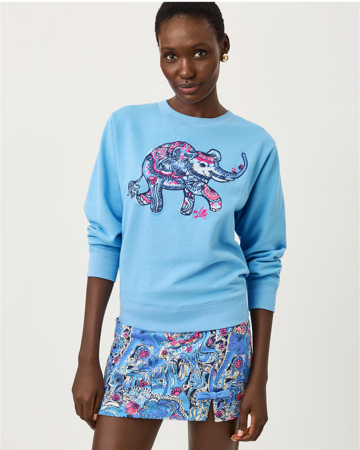 Ballad Long Sleeve Sweatshirt - Multi Paisley Parade