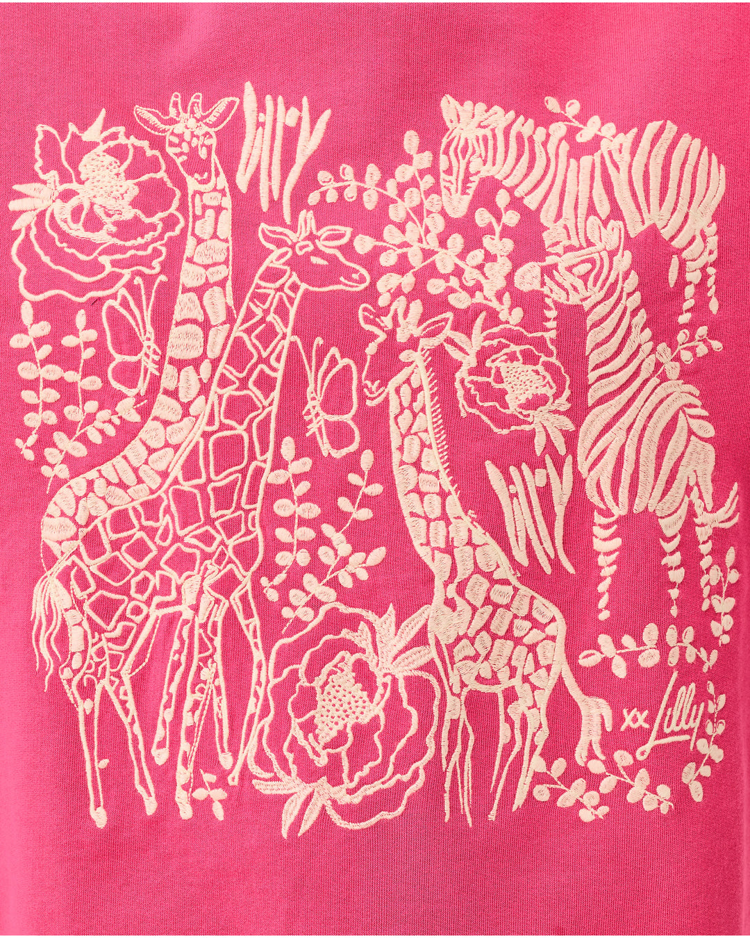 Ballad Long Sleeve Sweatshirt - Pink Aster Safari