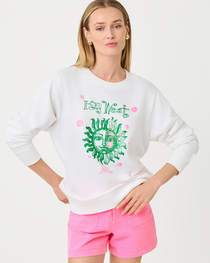 Ballad Cotton Sweatshirt - Resort White Key West