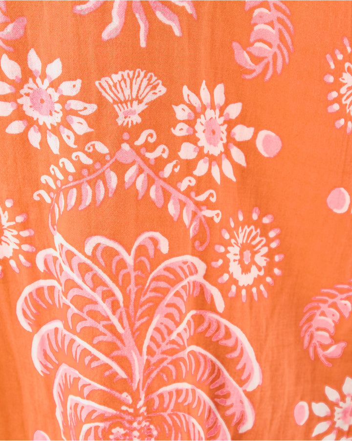 Kwitney Long Sleeve Cover - Papaya Breezy Palm