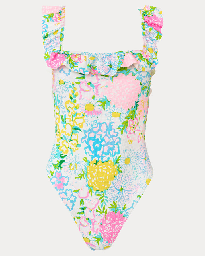 Aemma Ruffle One Piece - Multi Lilly Garden