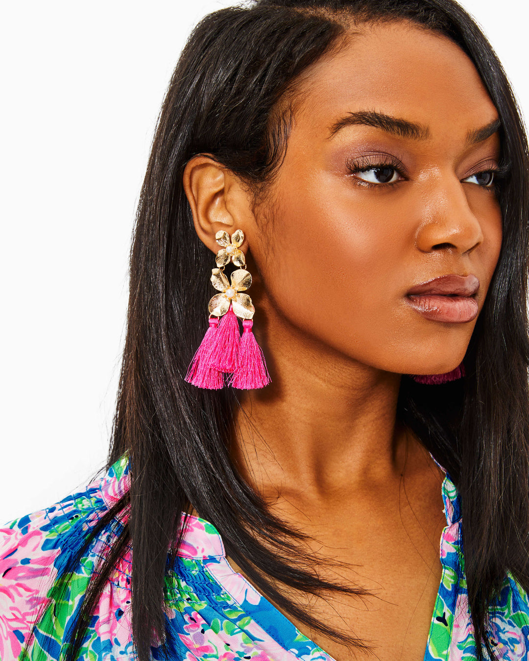 Via Flora Tassel Earrings