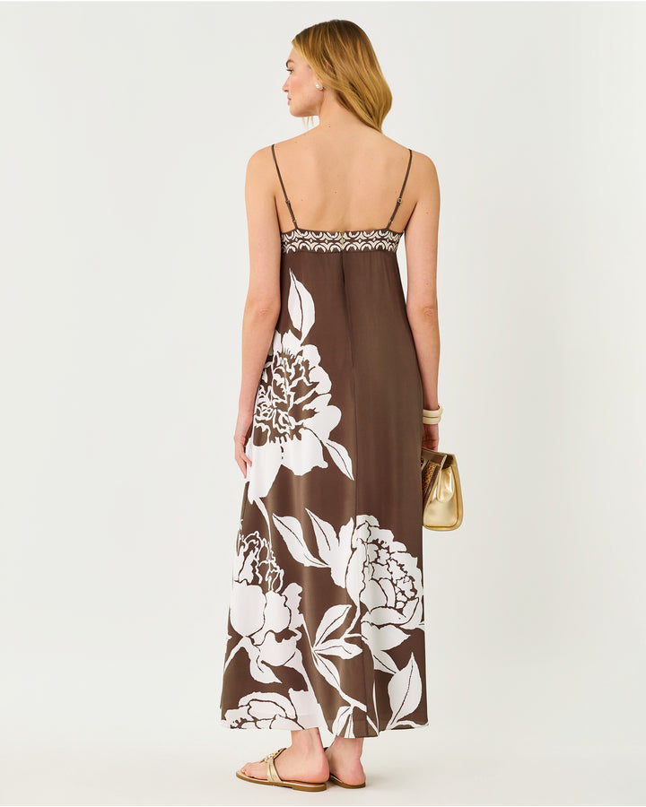 Jesslyn Silk Maxi Slip Dress - Coco Beach Oversized Marni