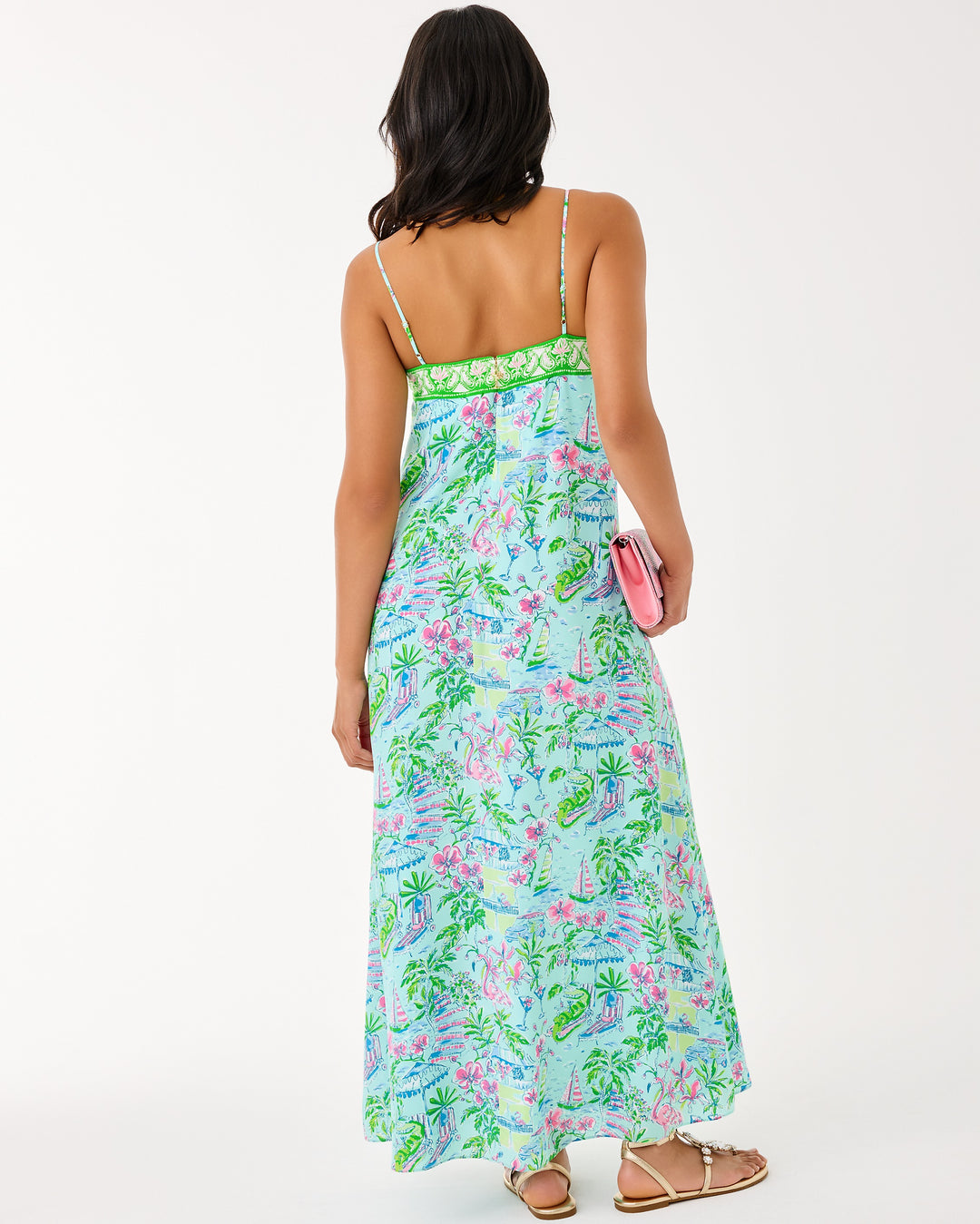 Amalfi Silk Maxi Dress
