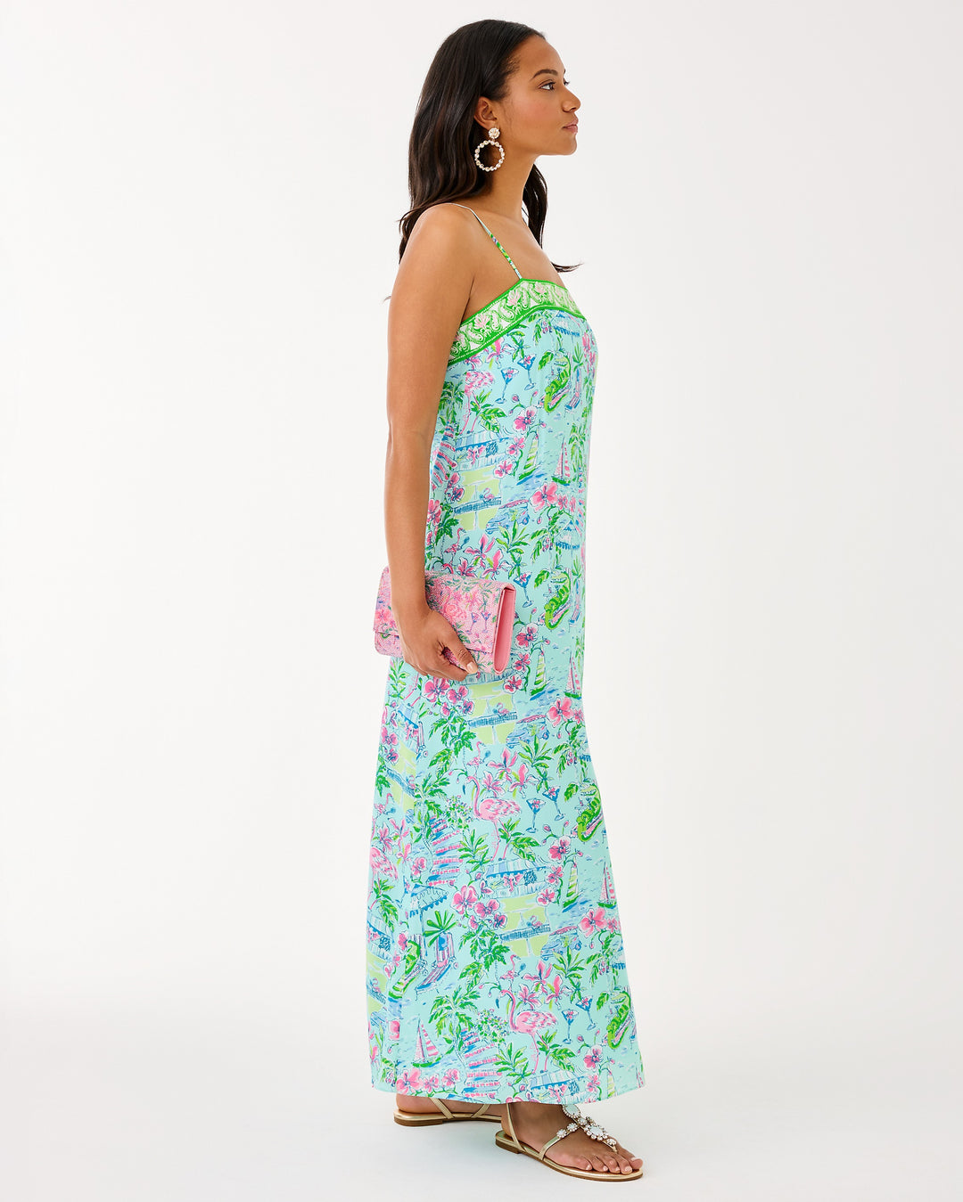 Amalfi Silk Maxi Dress